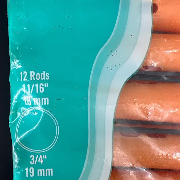 Salon Care Cold Wave Perm Rods New Factory Sealed lot Vintage - NOS Orange Blue - Picture 8 of 12